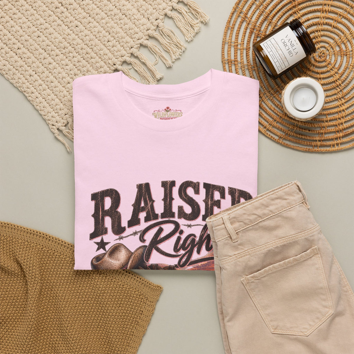 Raised Right Rebel Anyway T-Shirt — Western Cowboy Cowgirl Graphic Tee
