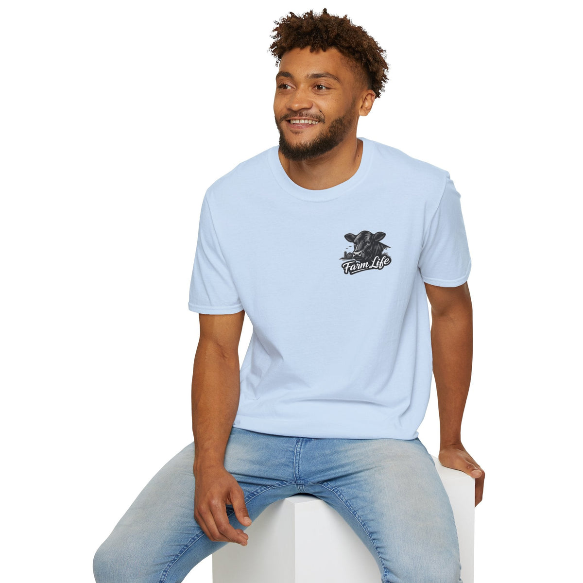 Farm Life T-Shirt, Rancher Apparel, Gifts for Cowboys, Cow Lovers
