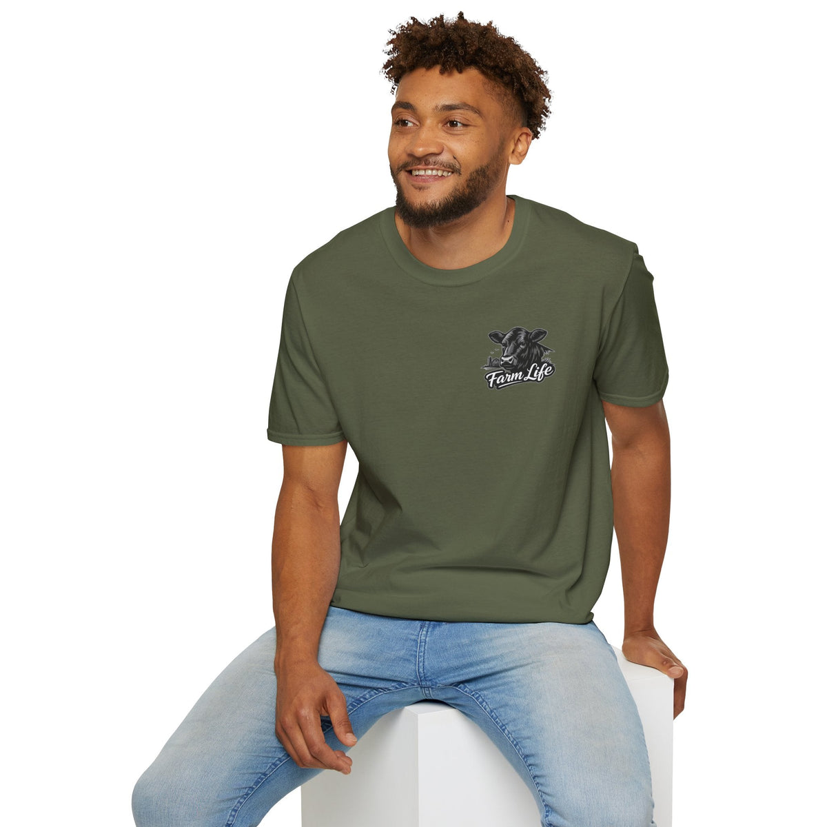 Farm Life T-Shirt, Rancher Apparel, Gifts for Cowboys, Cow Lovers