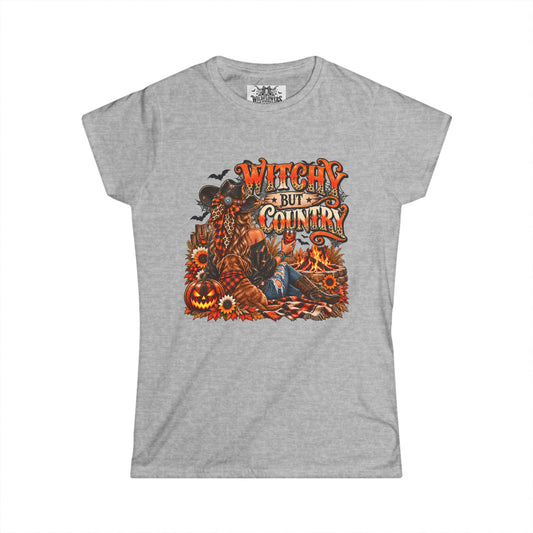 Women's Witchy but Country Halloween T-Shirt
