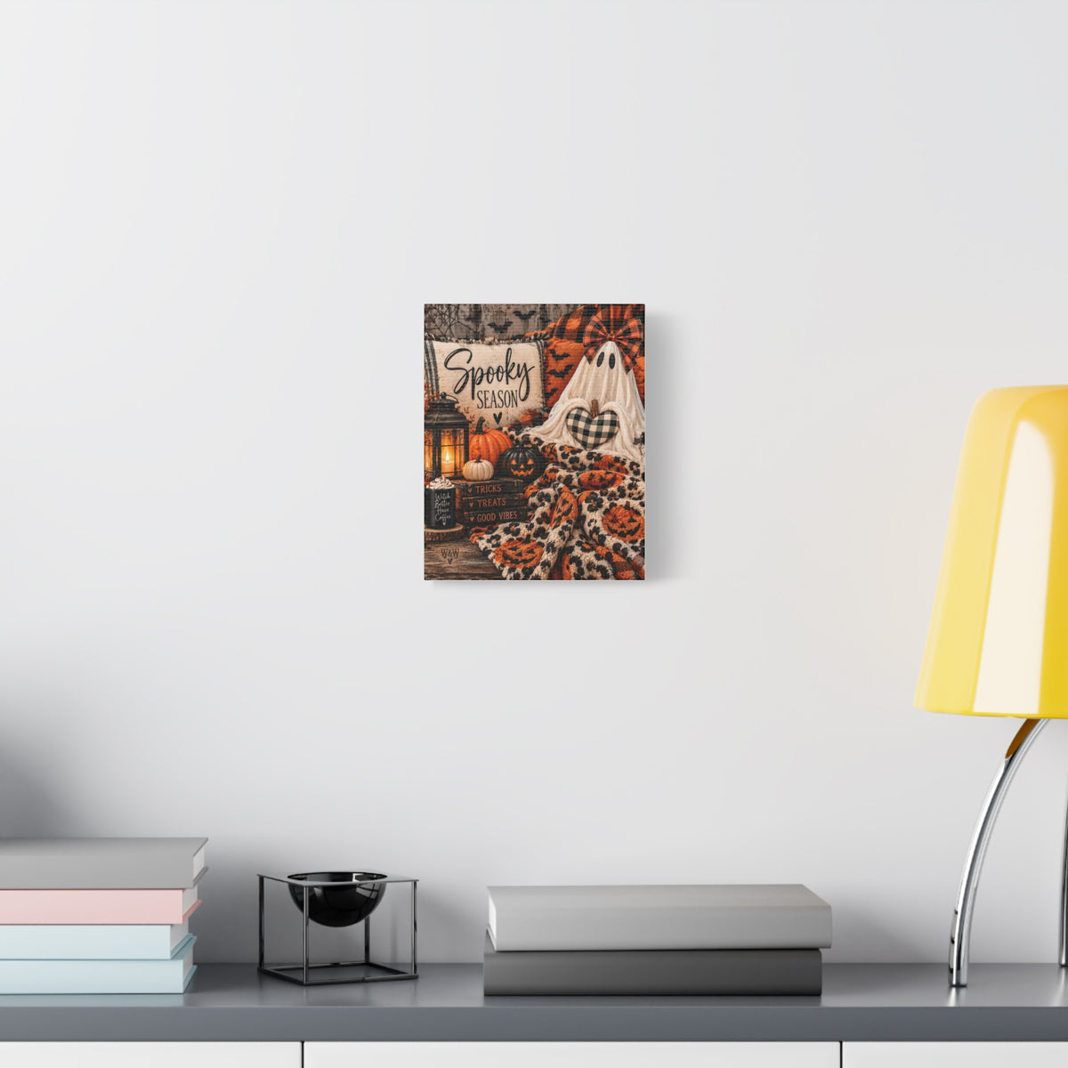 Spooky Season Halloween Canvas Wall Art (Matte Stretched)