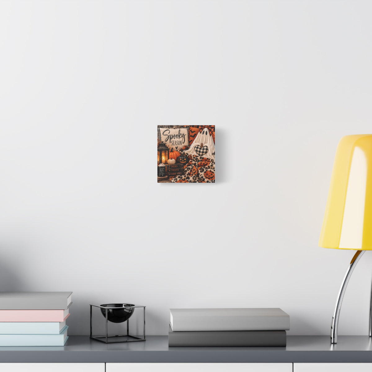 Spooky Season Halloween Canvas Wall Art (Matte Stretched)