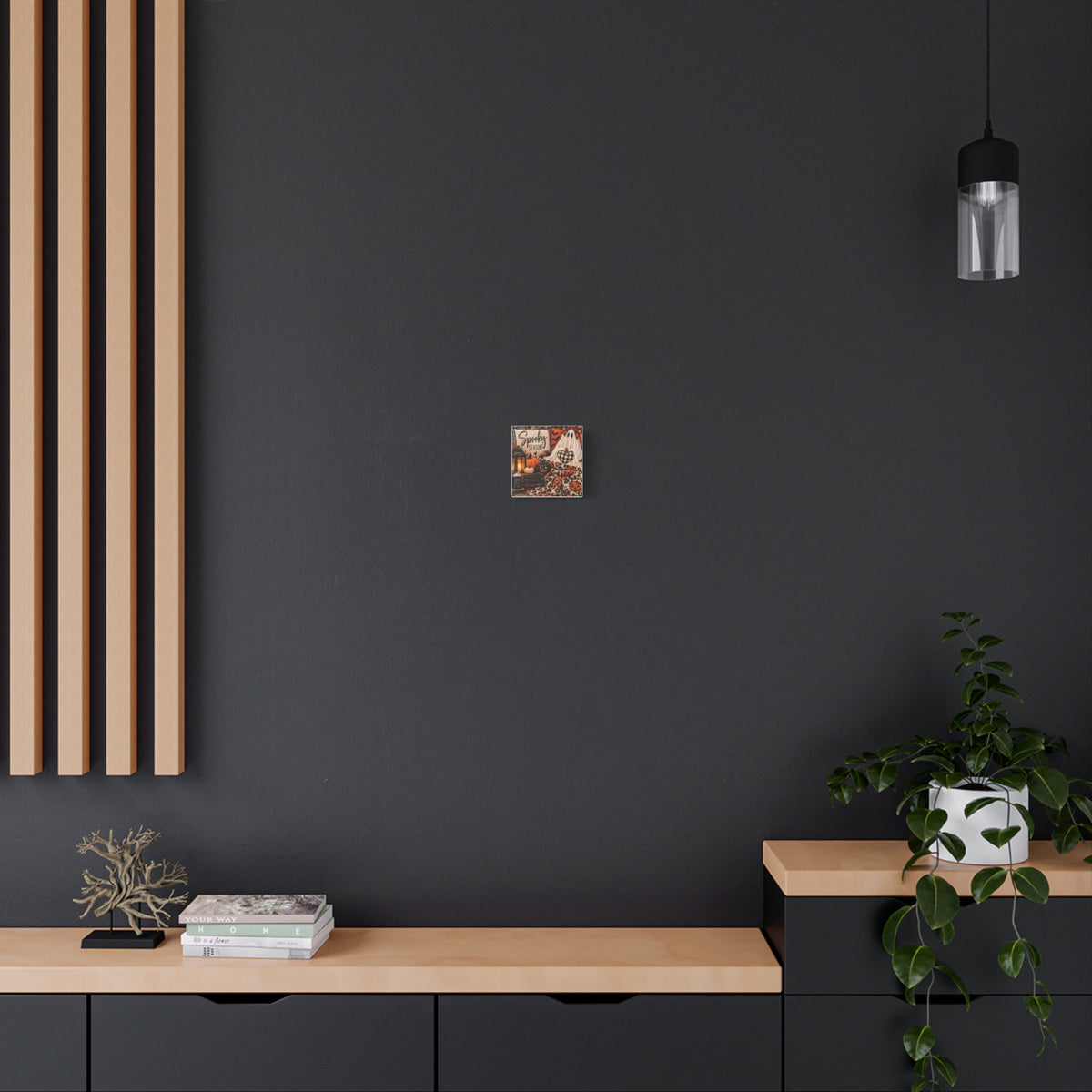 Spooky Season Halloween Canvas Wall Art (Matte Stretched)