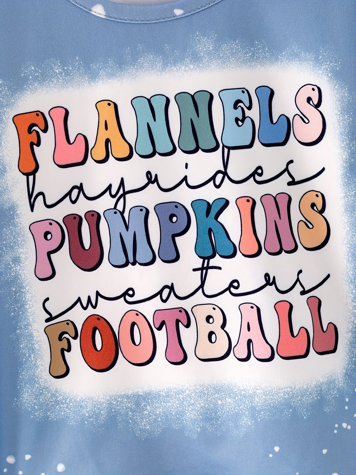 Fall Thanksgiving Halloween 3 pieces Short sleeve O-neck T-shirt