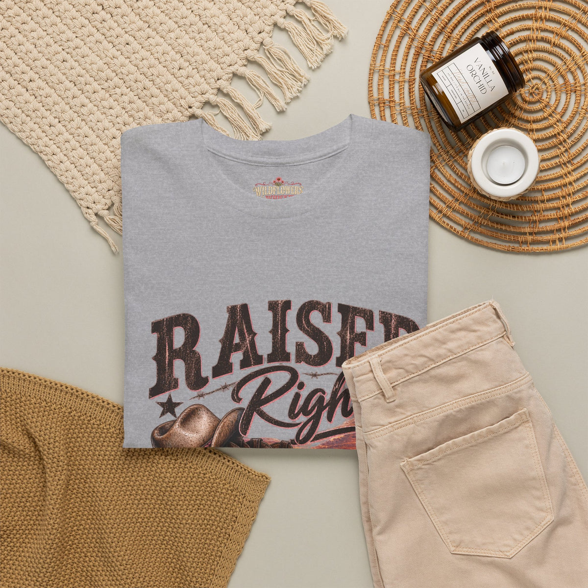 Raised Right Rebel Anyway T-Shirt — Western Cowboy Cowgirl Graphic Tee