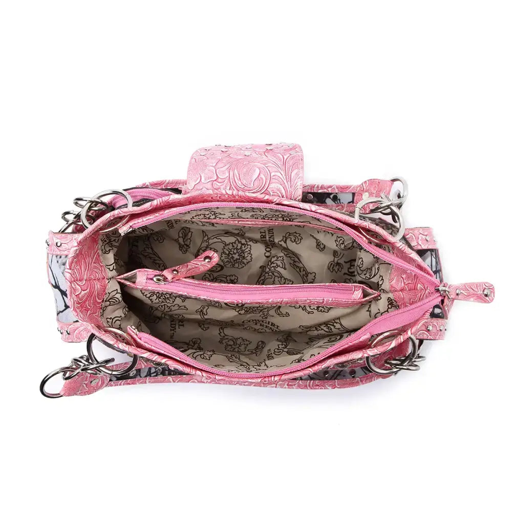 Camouflage Buckle Purse and Matching Wallet Set, Western Handbags